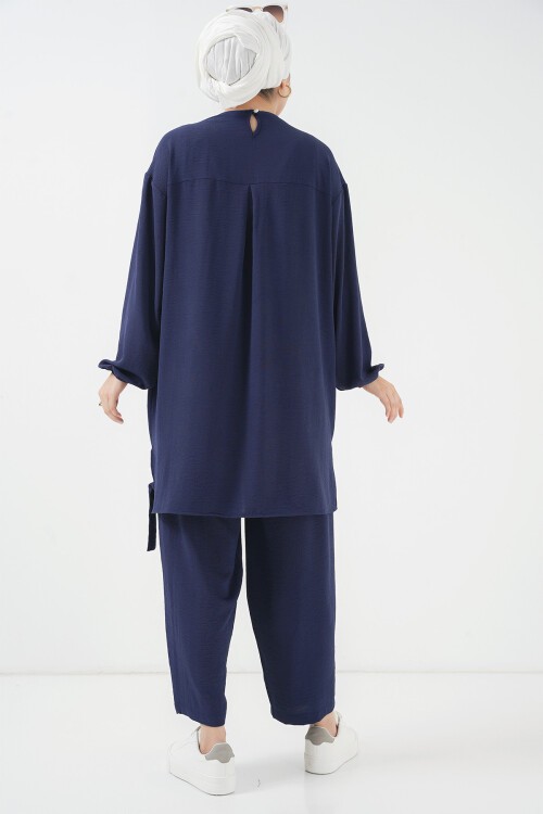 6682 Tunik Pantolon İkili Takım - Lacivert