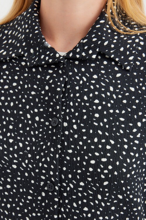 5858 Örme İkili Takım - Siyah - Beyaz 1