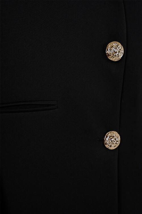 Kadın Yelek Pantolon İkili Takım 30086 - Siyah