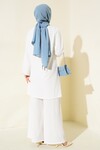 Kadın Ekru Tunik Pantolon Alt Üst Takım 6663