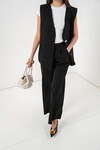 Kadın Yelek Pantolon İkili Takım 30086 - Siyah