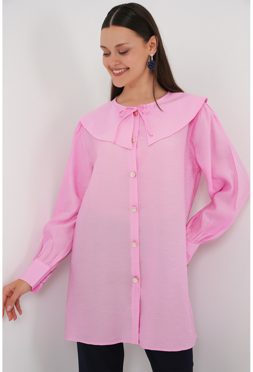 Kadın Bebe Yaka Uzun Tunik 5967