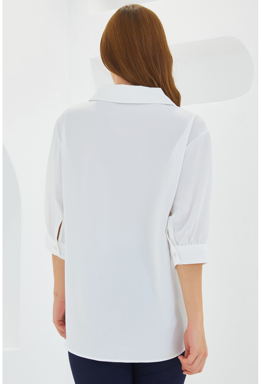 0493 Shirt Collar Blouse