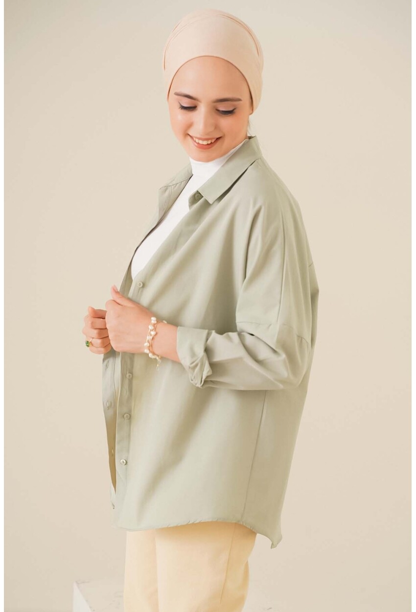 103901 Oversized Basic Hijab Shirt