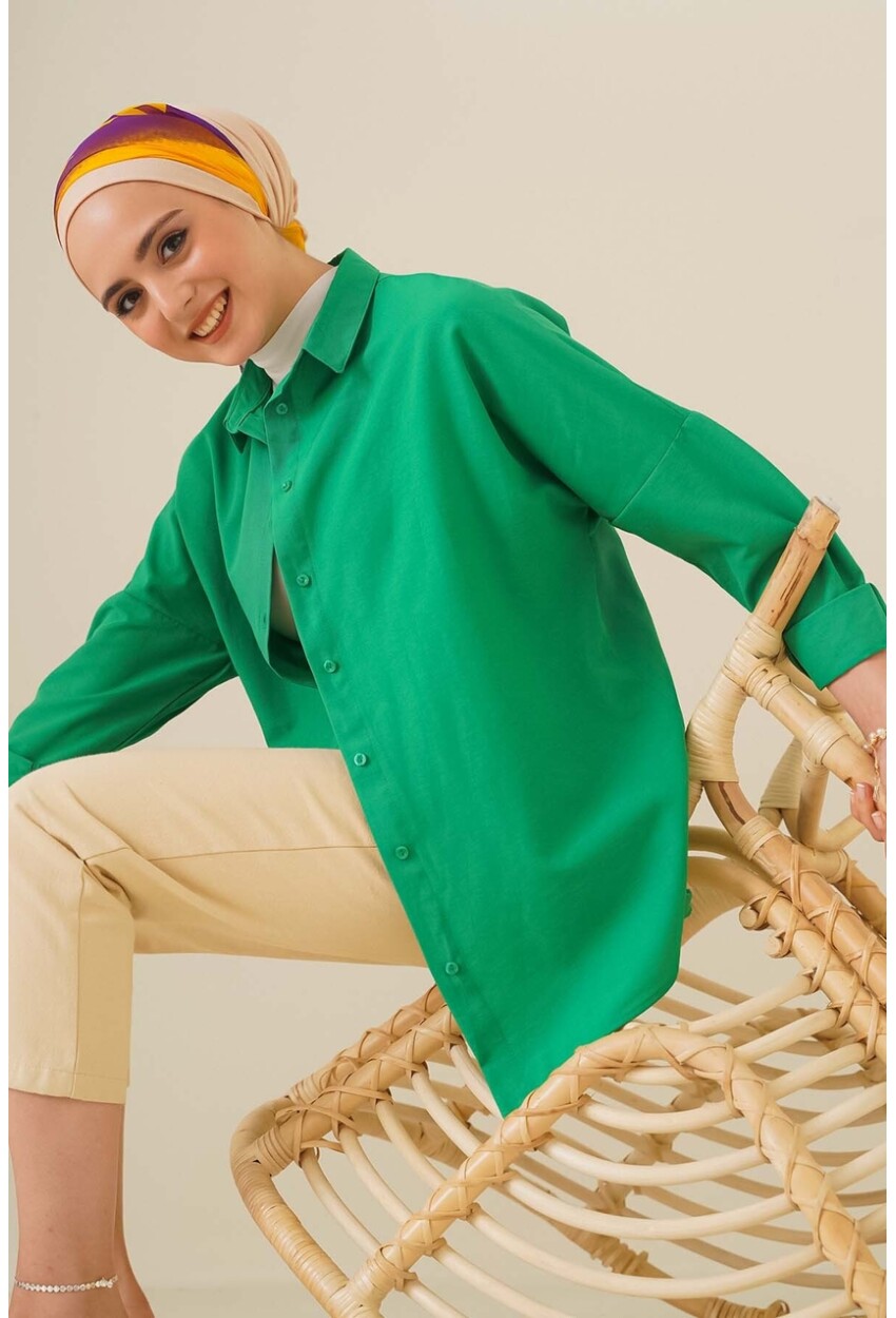 103901 Oversized Basic Hijab Shirt