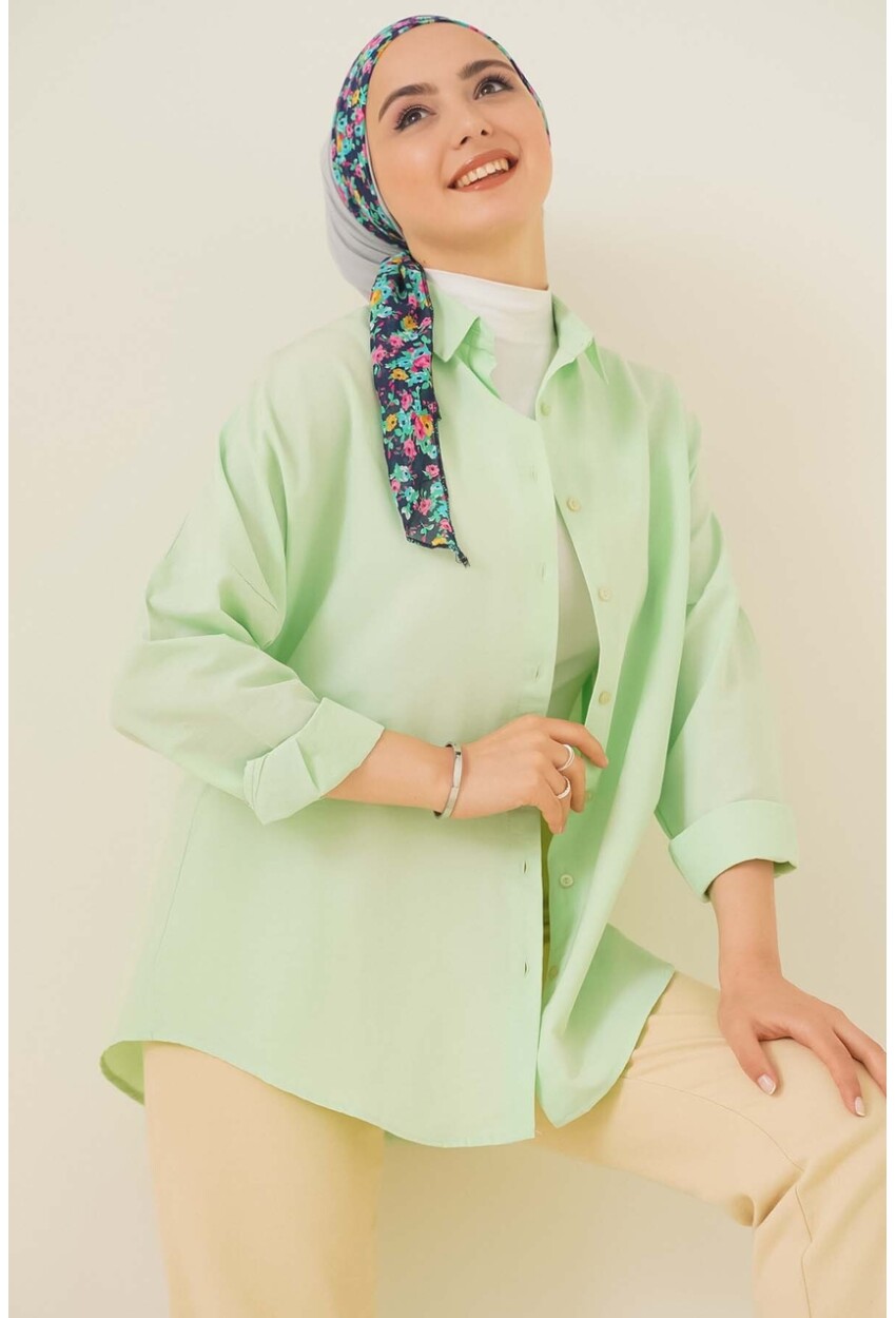 103901 Oversized Basic Hijab Shirt