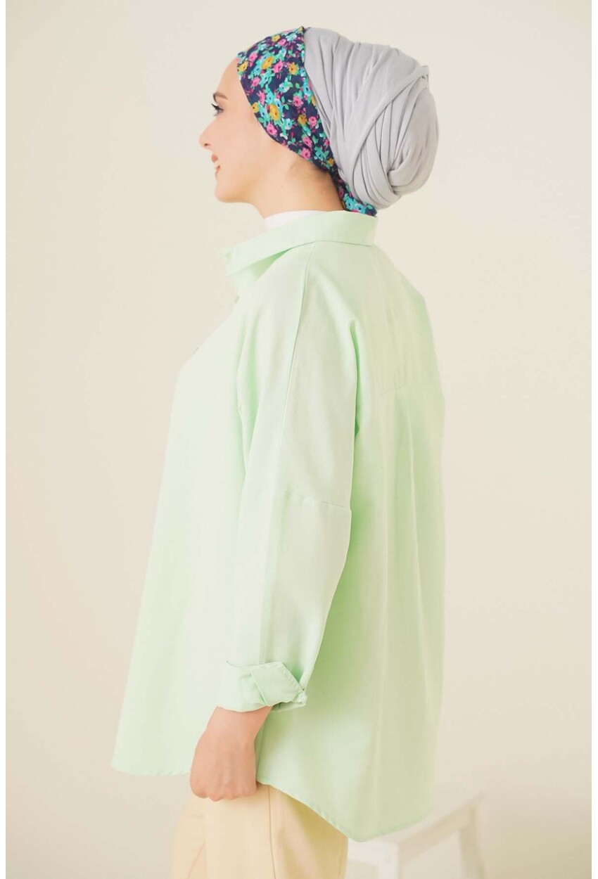 103901 Oversized Basic Hijab Shirt