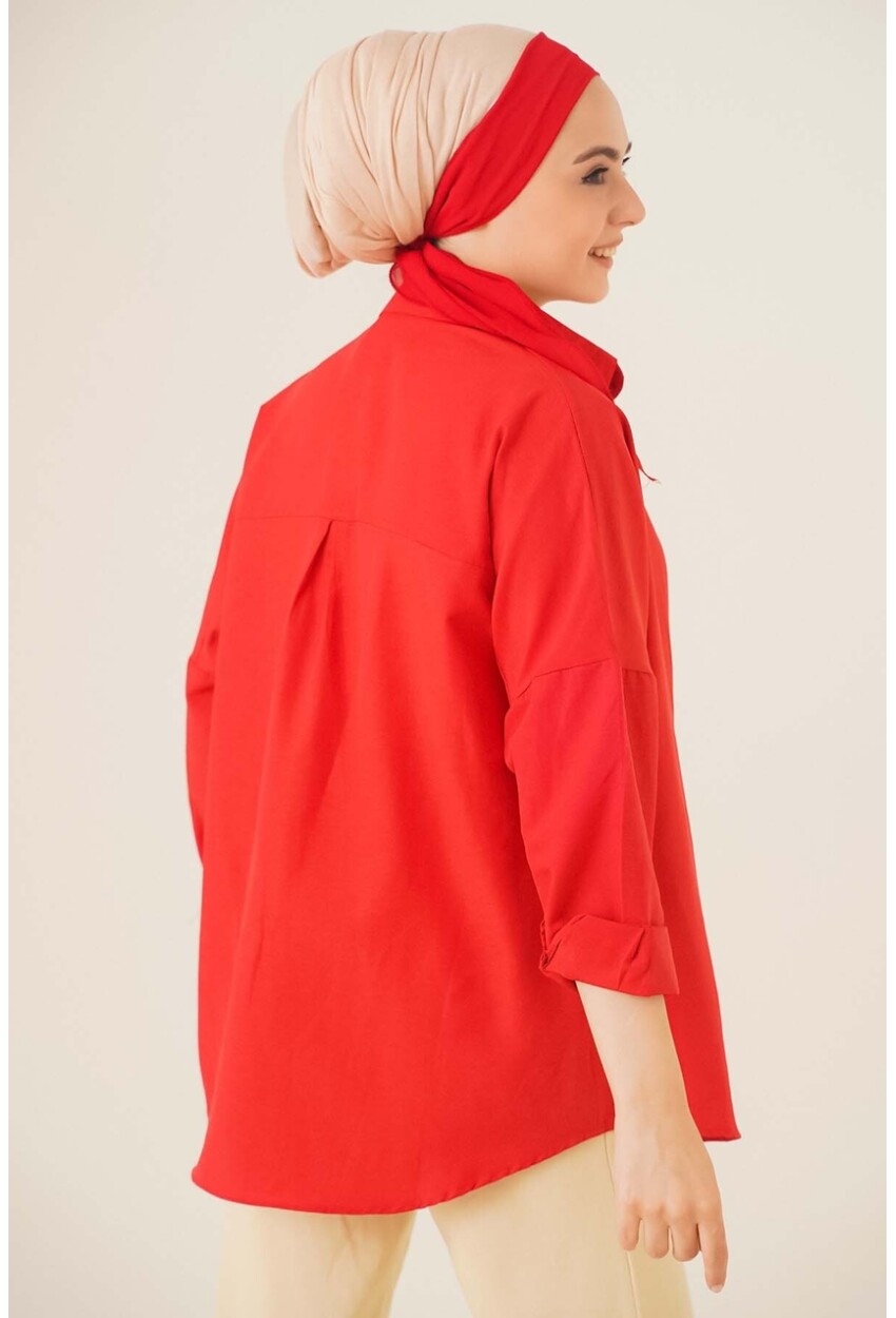 103901 Oversized Basic Hijab Shirt