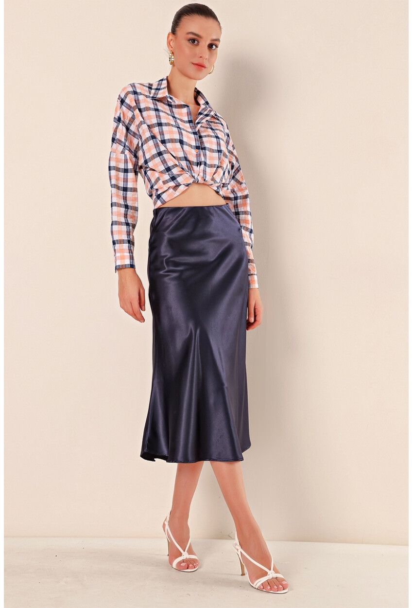 15806 Satin Skirt