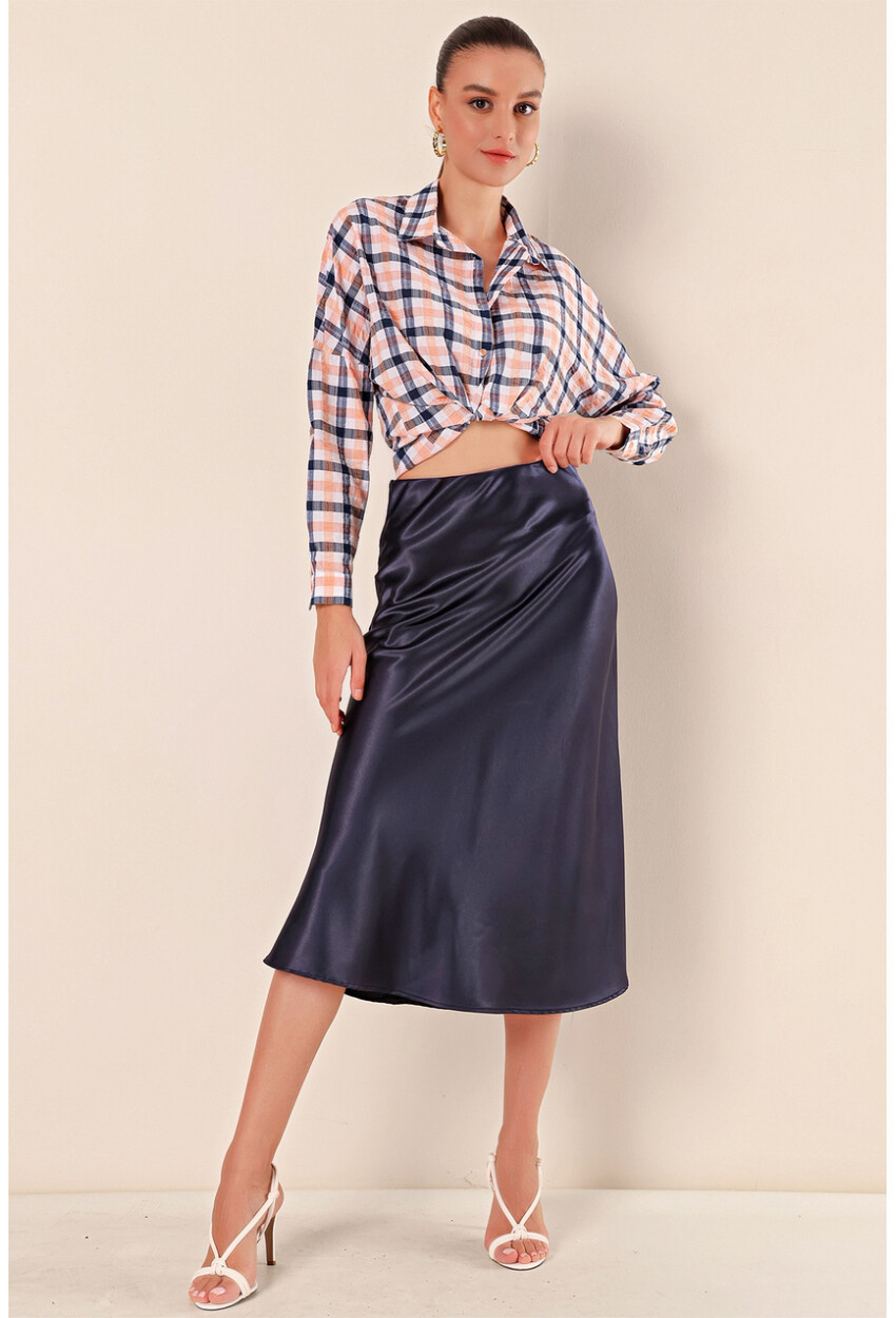 15806 Satin Skirt