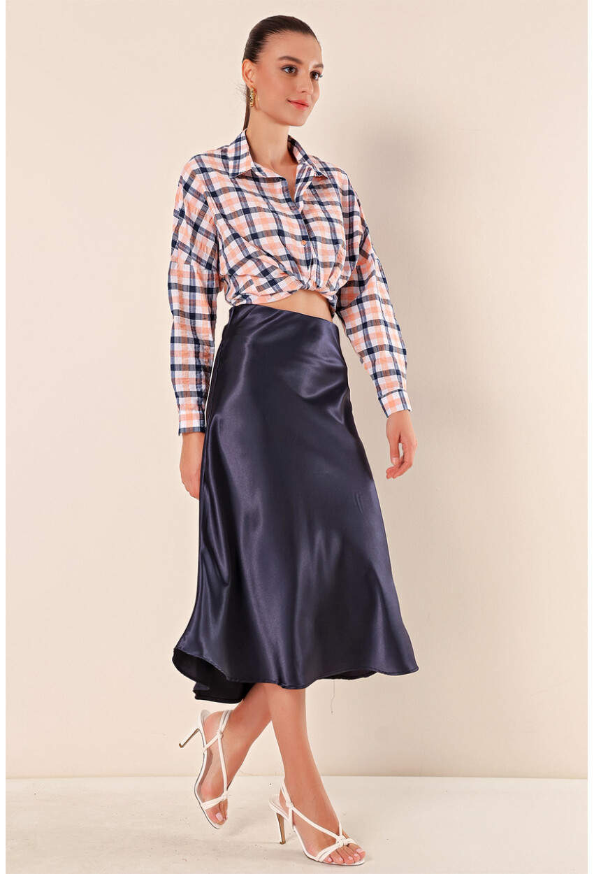 15806 Satin Skirt