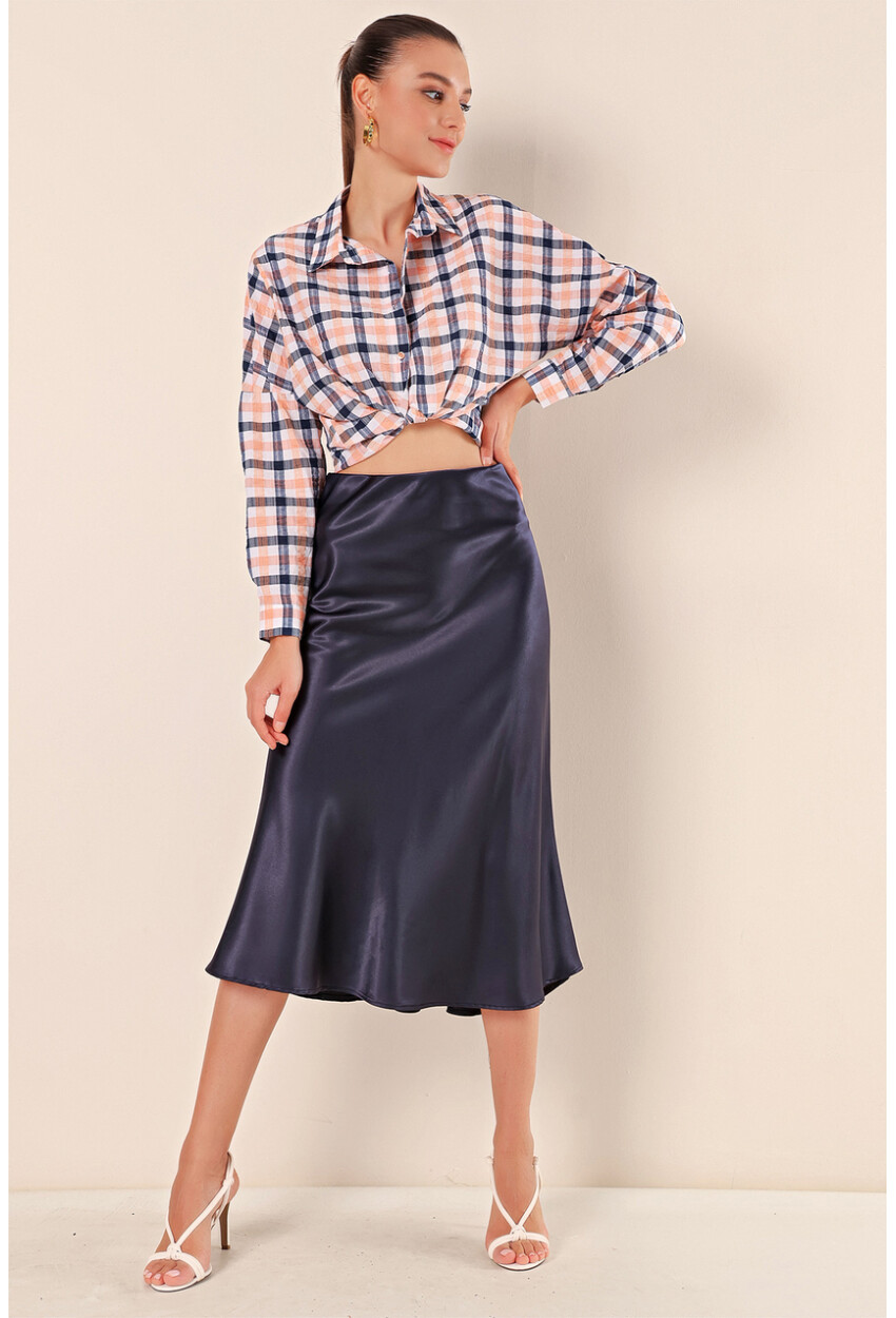 15806 Satin Skirt