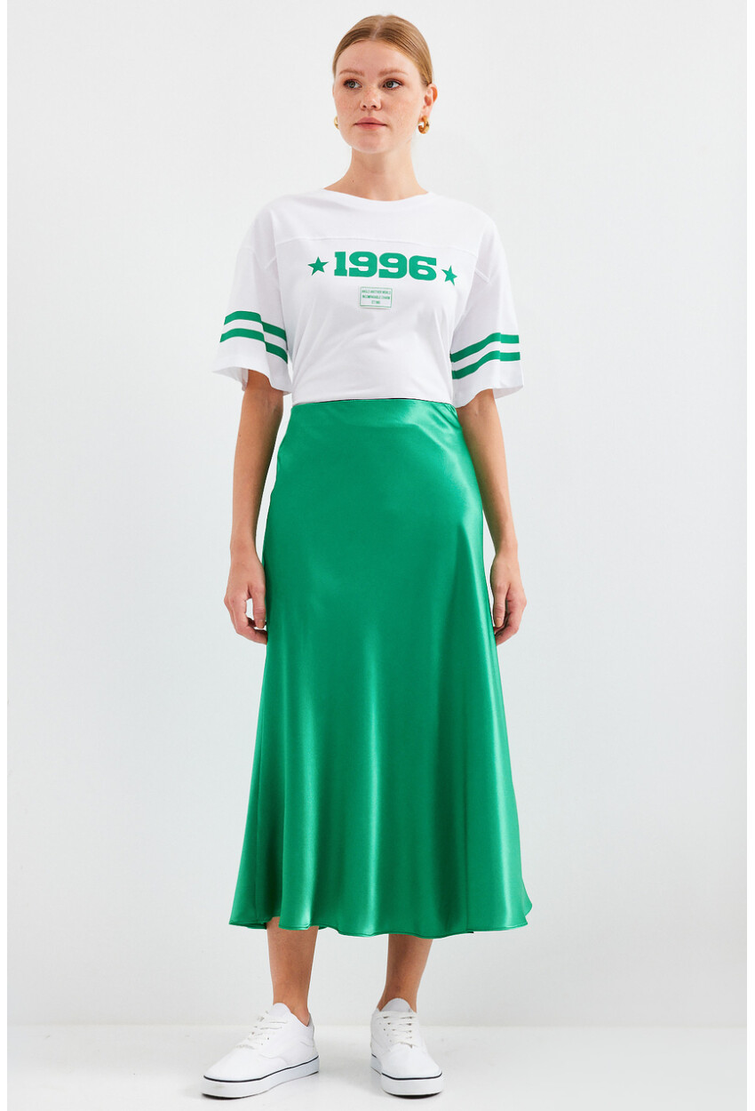 15806 Satin Skirt