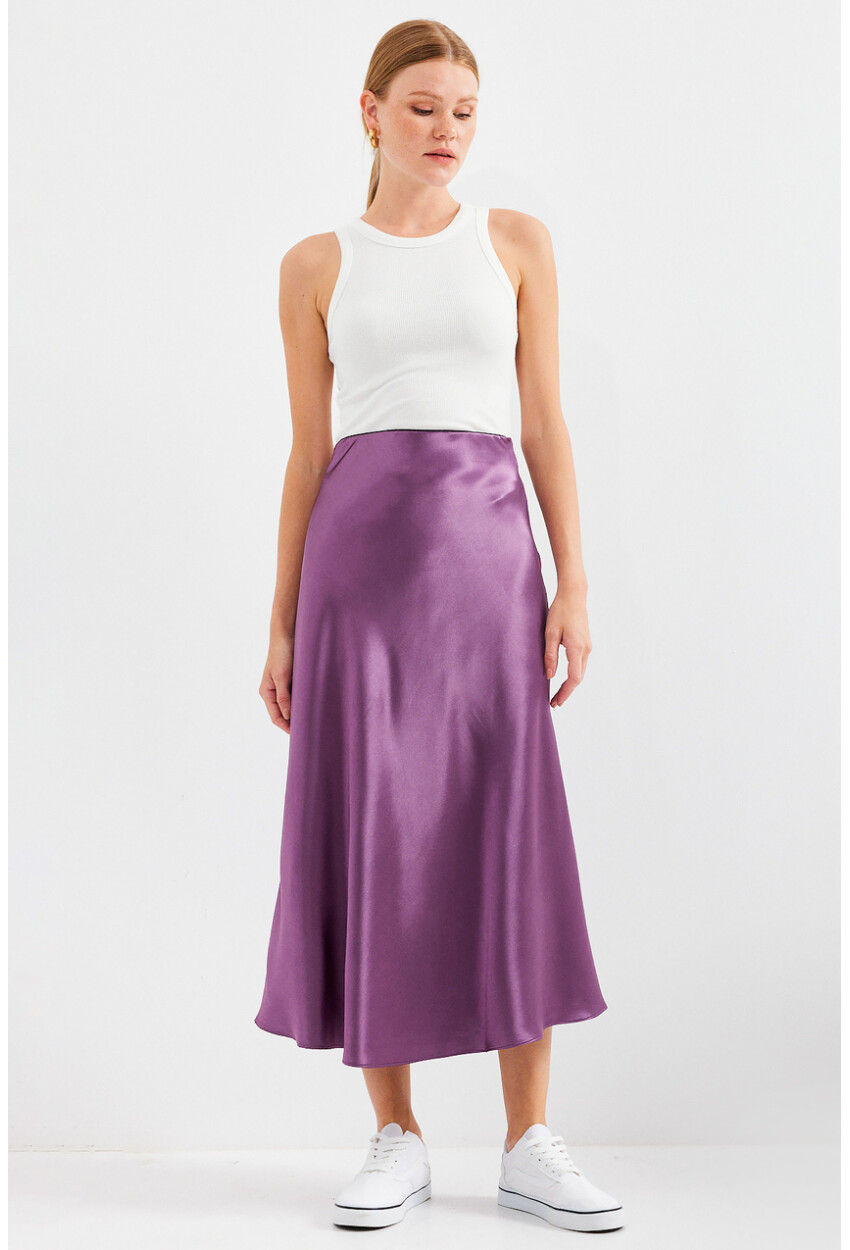 15806 Satin Skirt