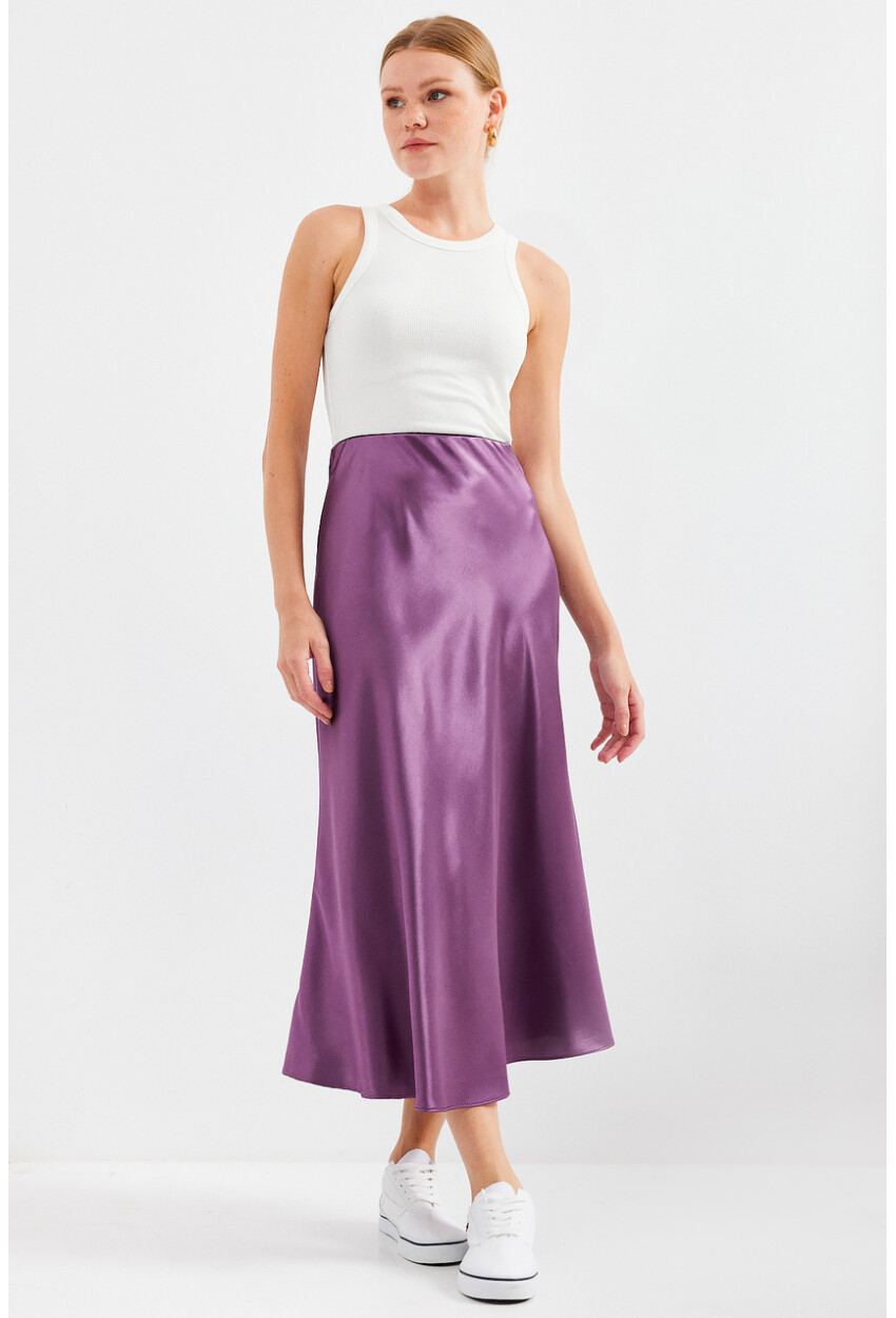 15806 Satin Skirt