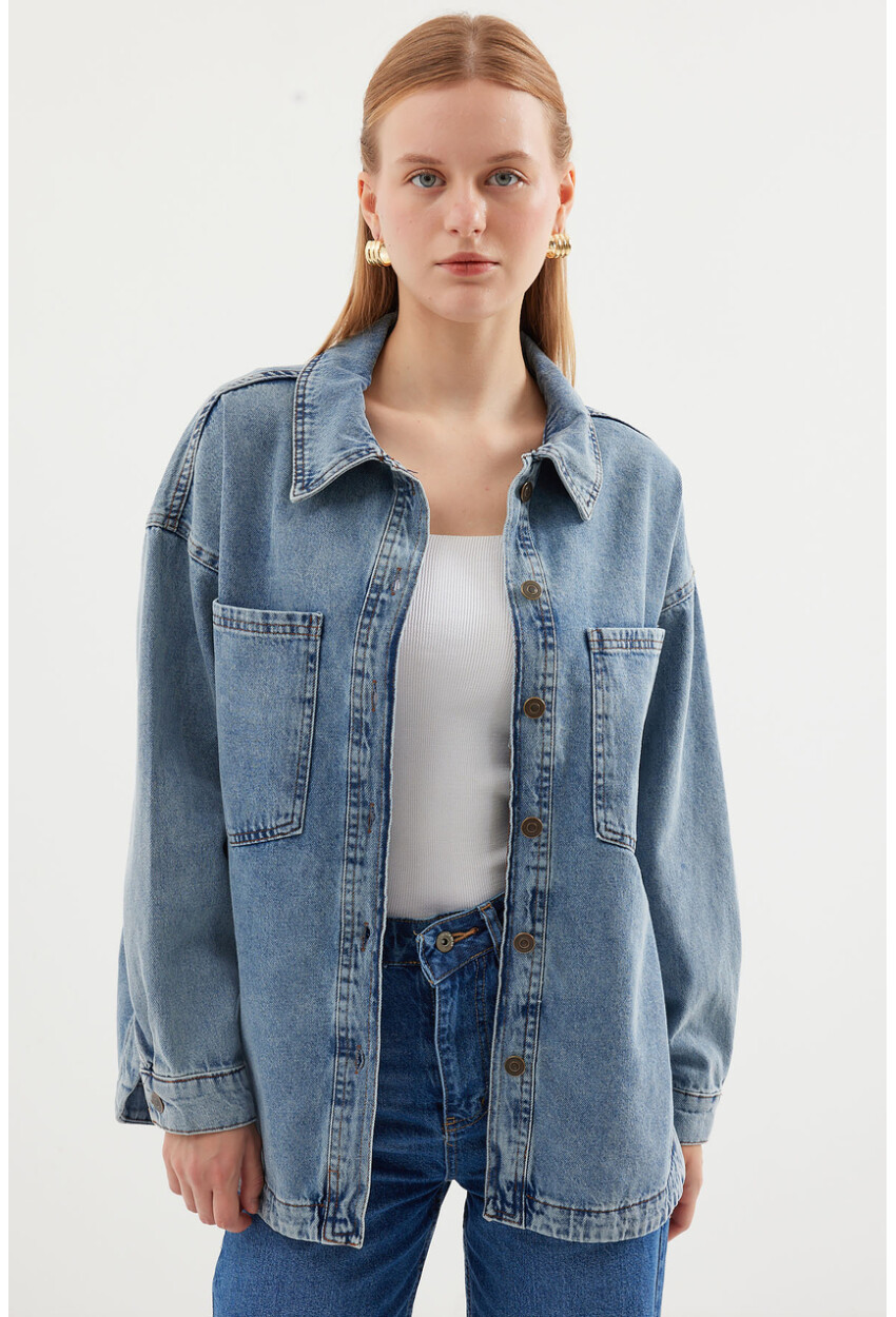 0613 Denim Jacket With Pockets