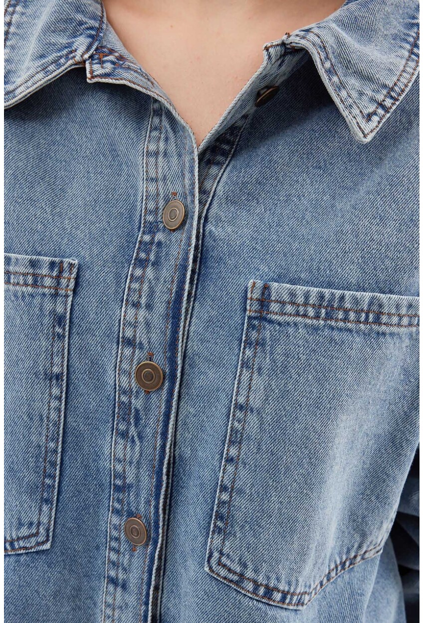 0613 Denim Jacket With Pockets