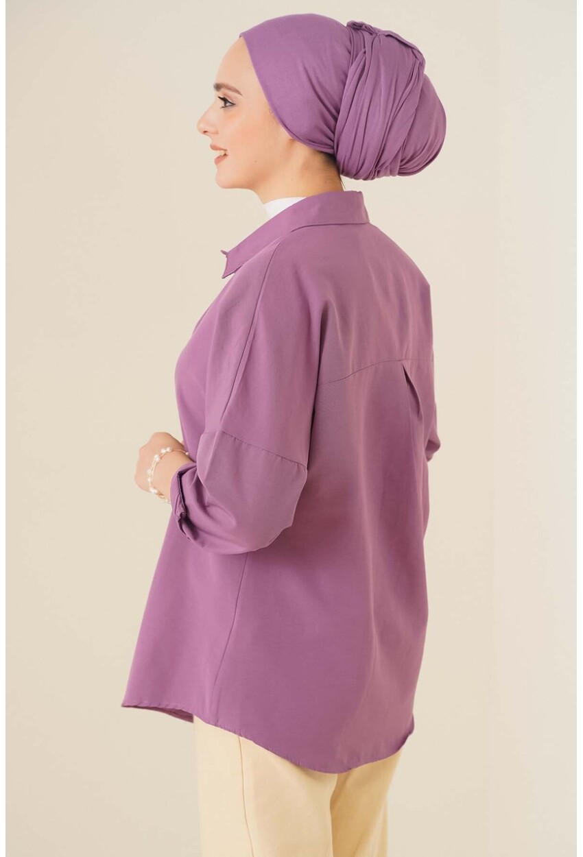 103901 Oversized Basic Hijab Shirt