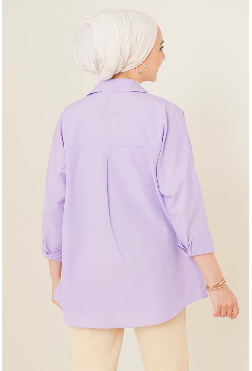 103901 Oversized Basic Hijab Shirt