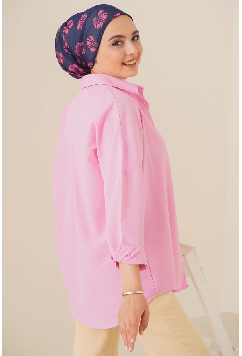 103901 Oversized Basic Hijab Shirt