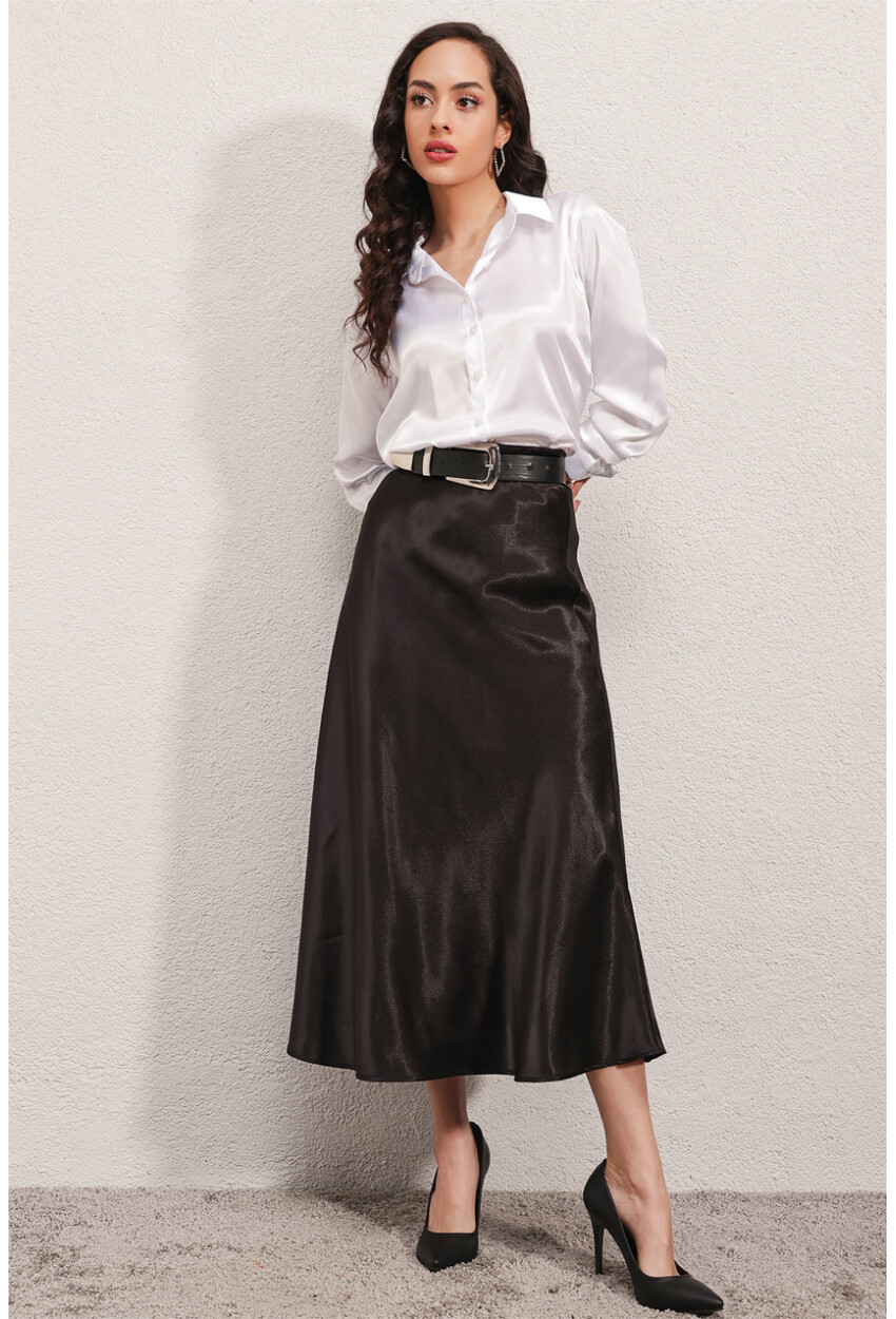 15806 Satin Skirt