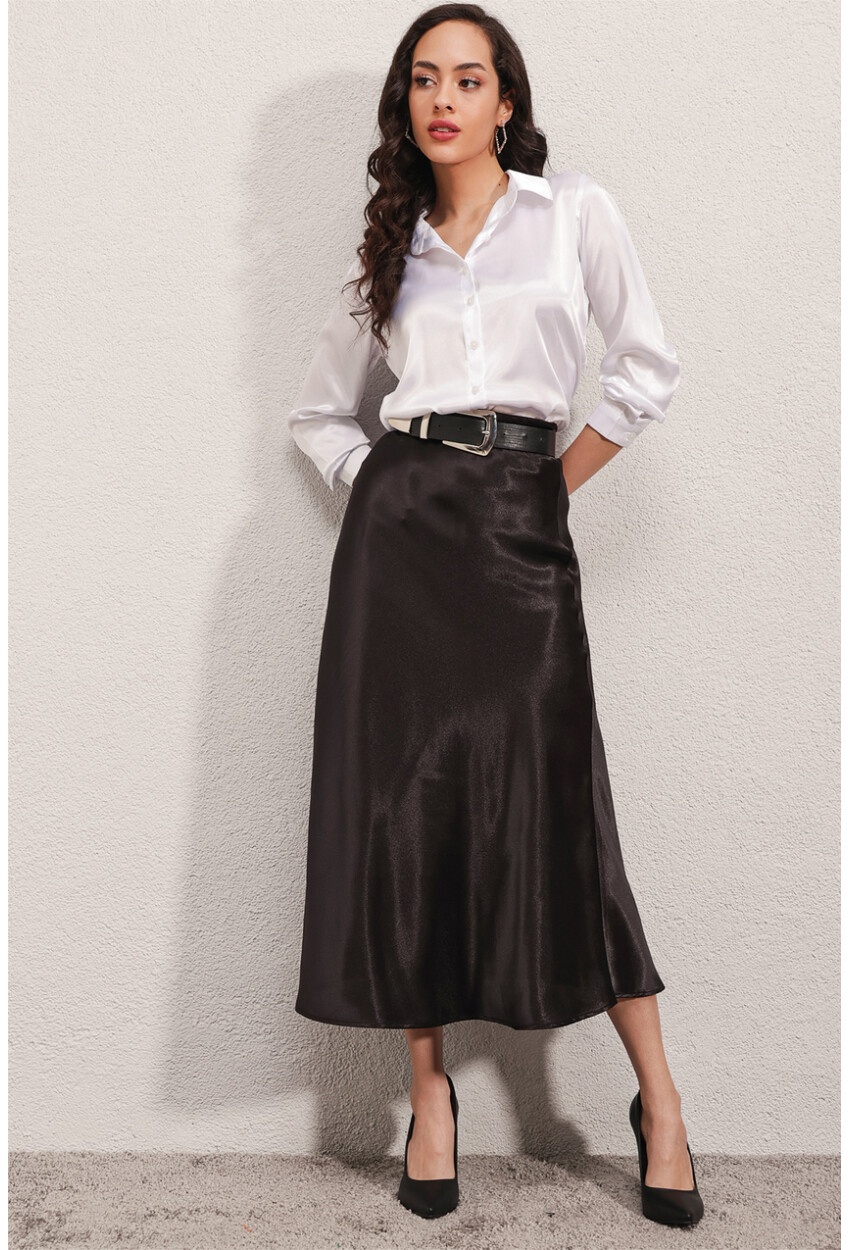 15806 Satin Skirt