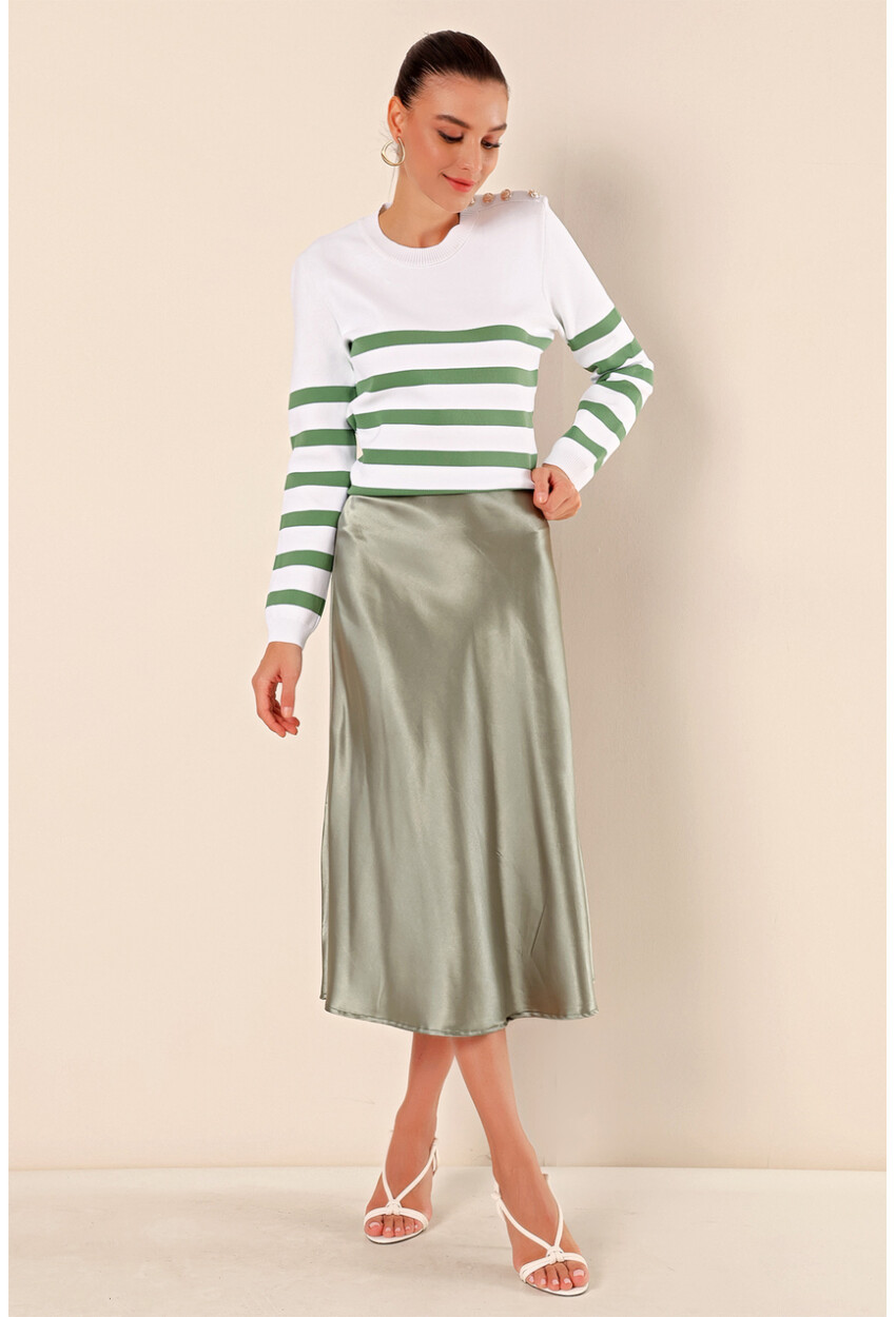 15806 Satin Skirt