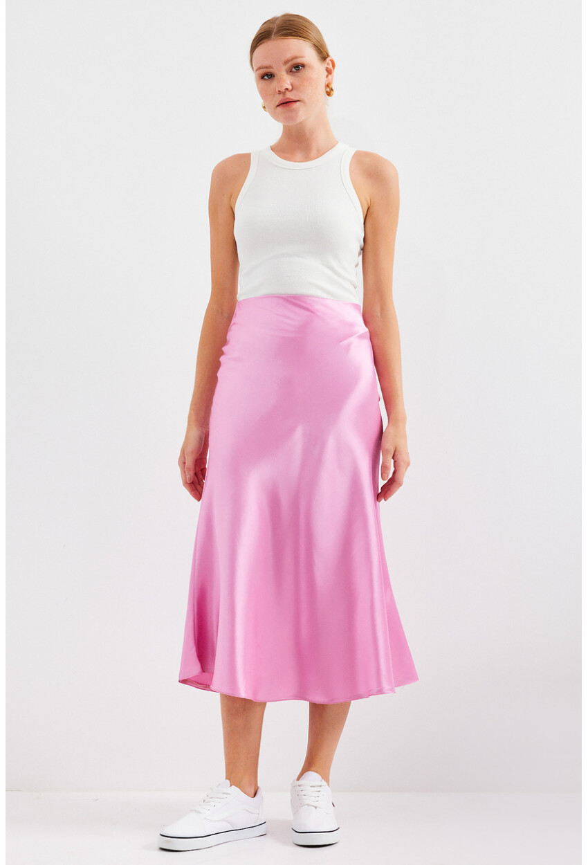 15806 Satin Skirt