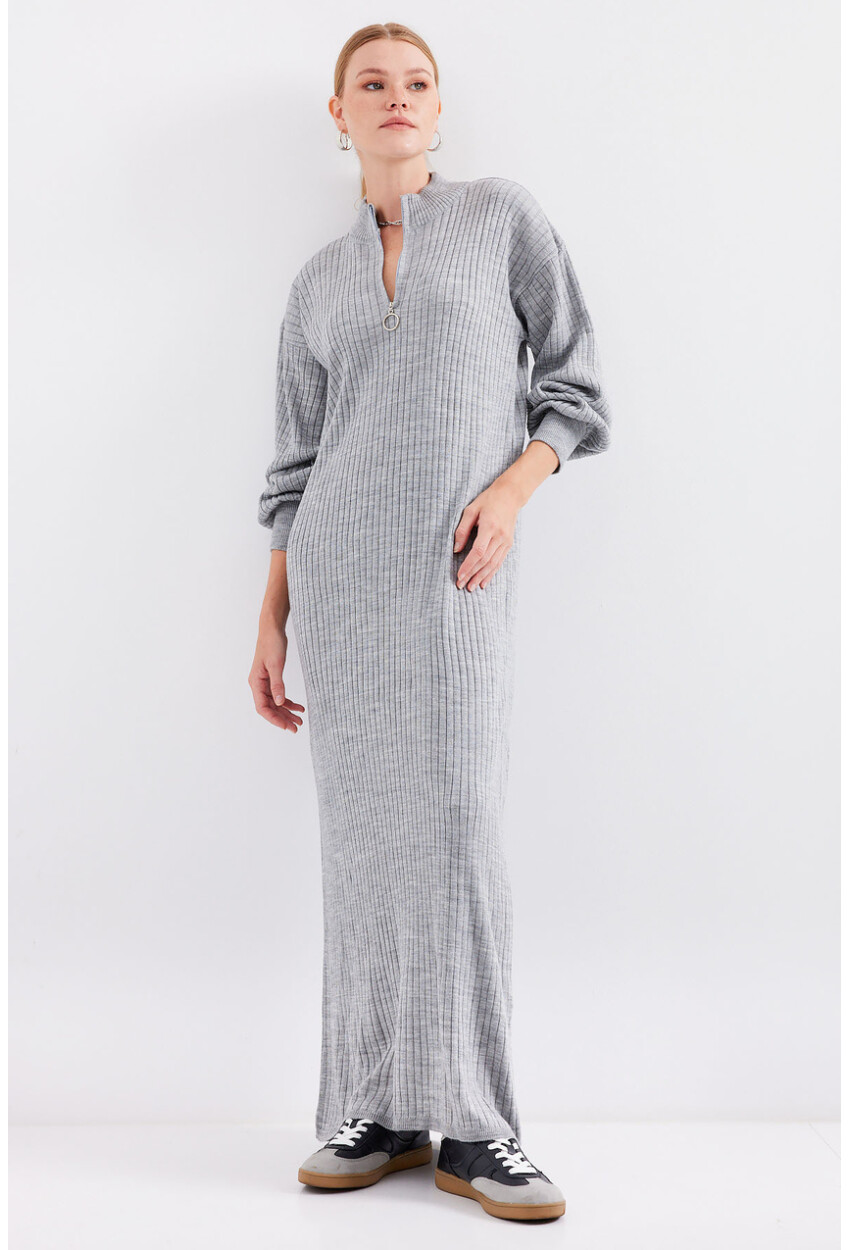 15839 Full-Length Knit Dress