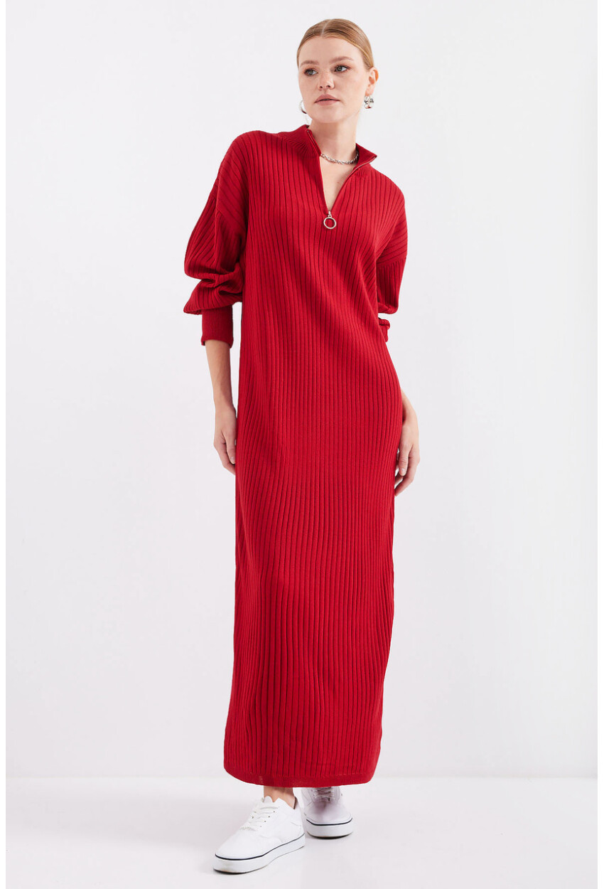 15839 Full-Length Knit Dress