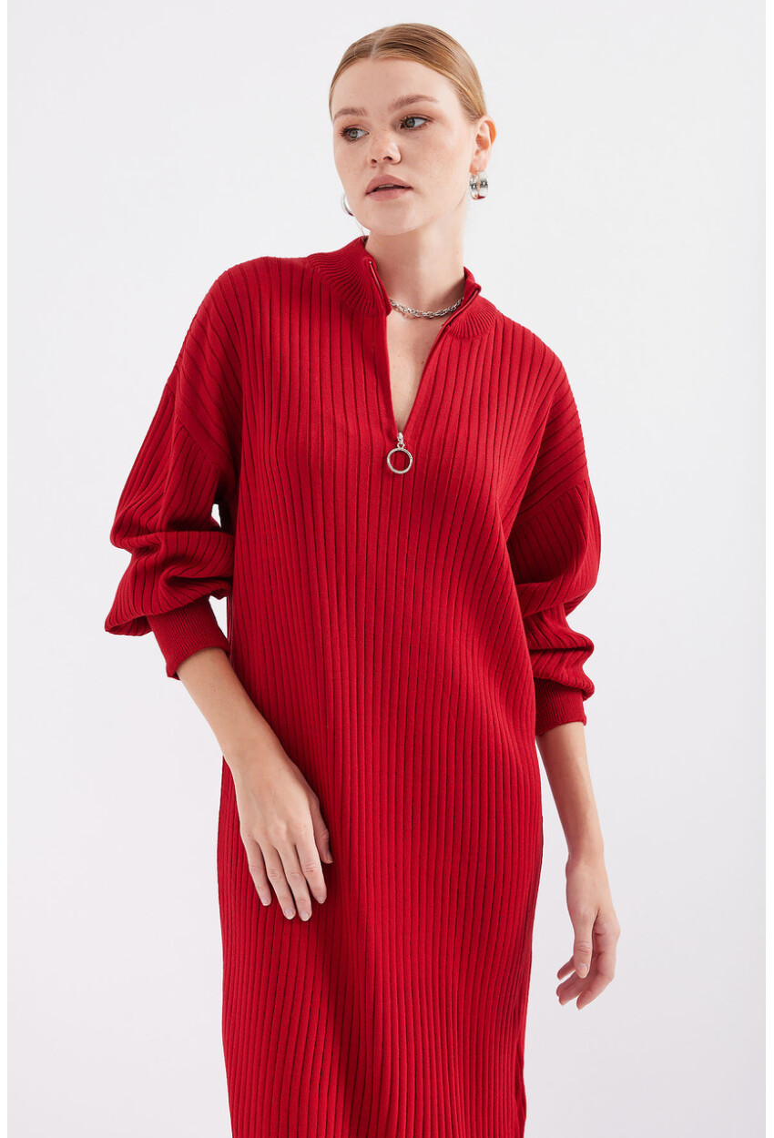 15839 Full-Length Knit Dress