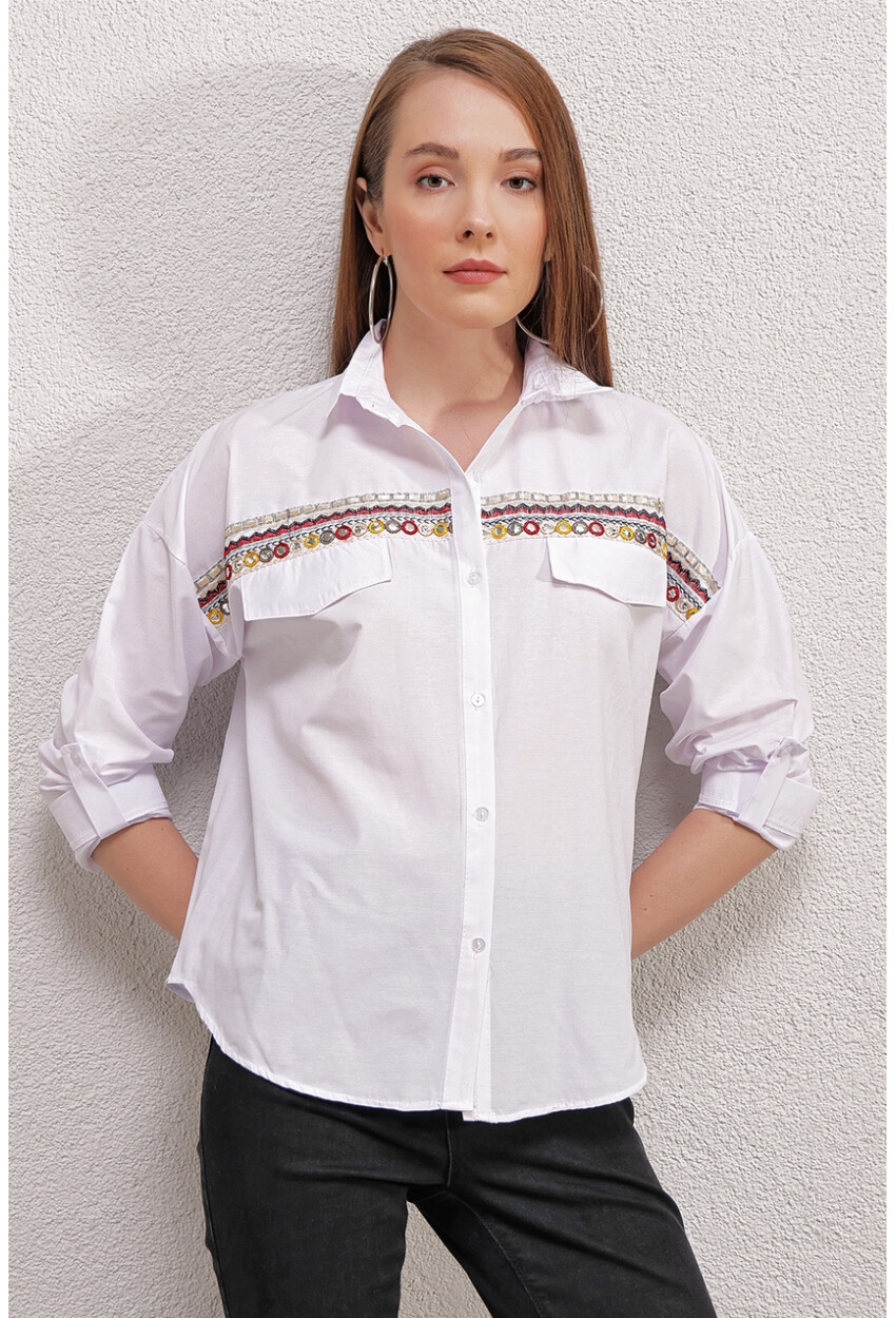 20147 Embroidered Shirt