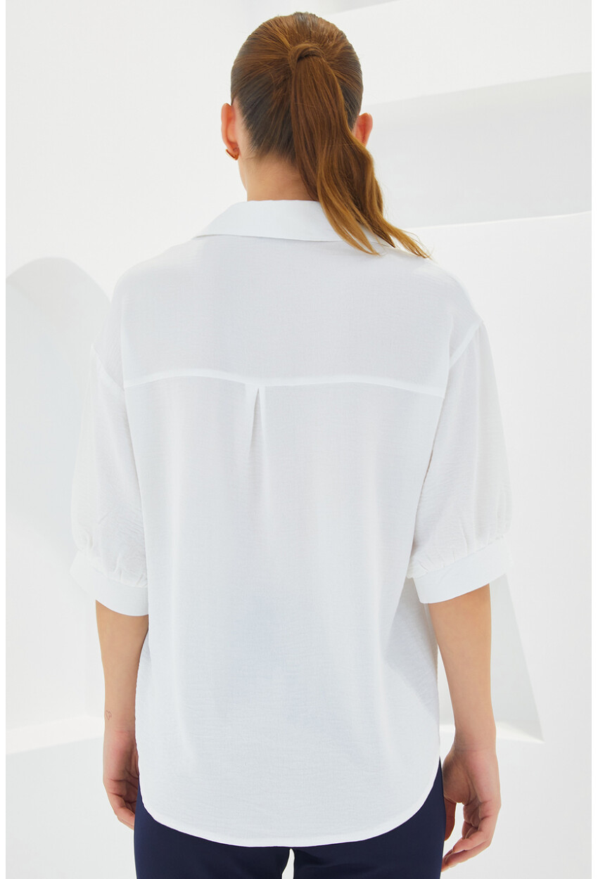 Short Sleeve Oversized Linen Shirt 20240