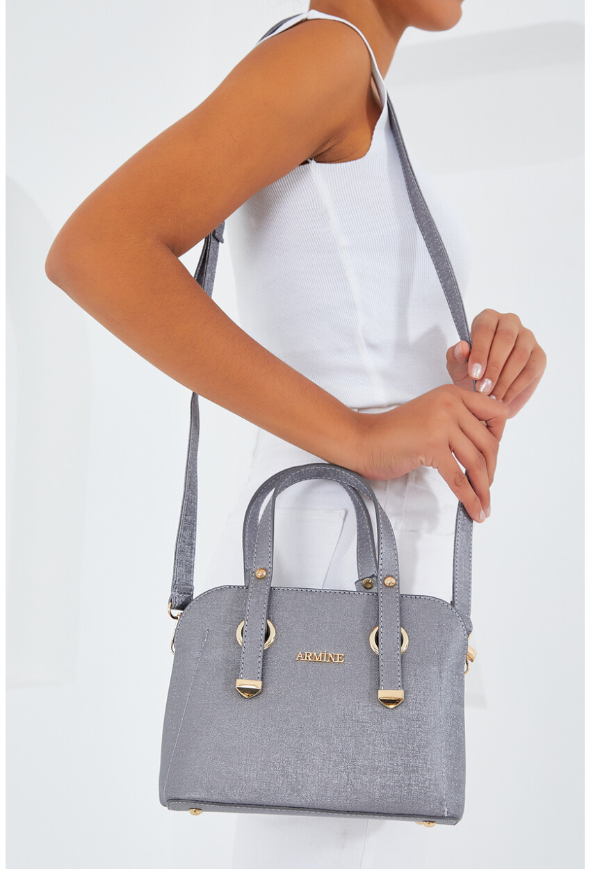 010161 Shiny Strappy Shoulder Bag