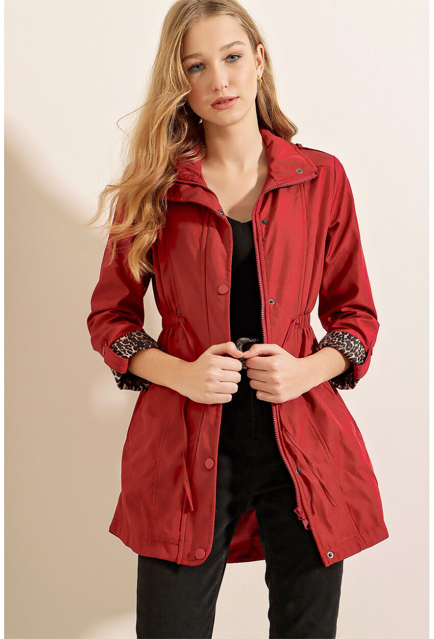 10322 Trench Coat With Drawstring Waist