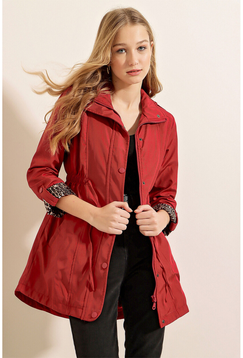 10322 Trench Coat With Drawstring Waist