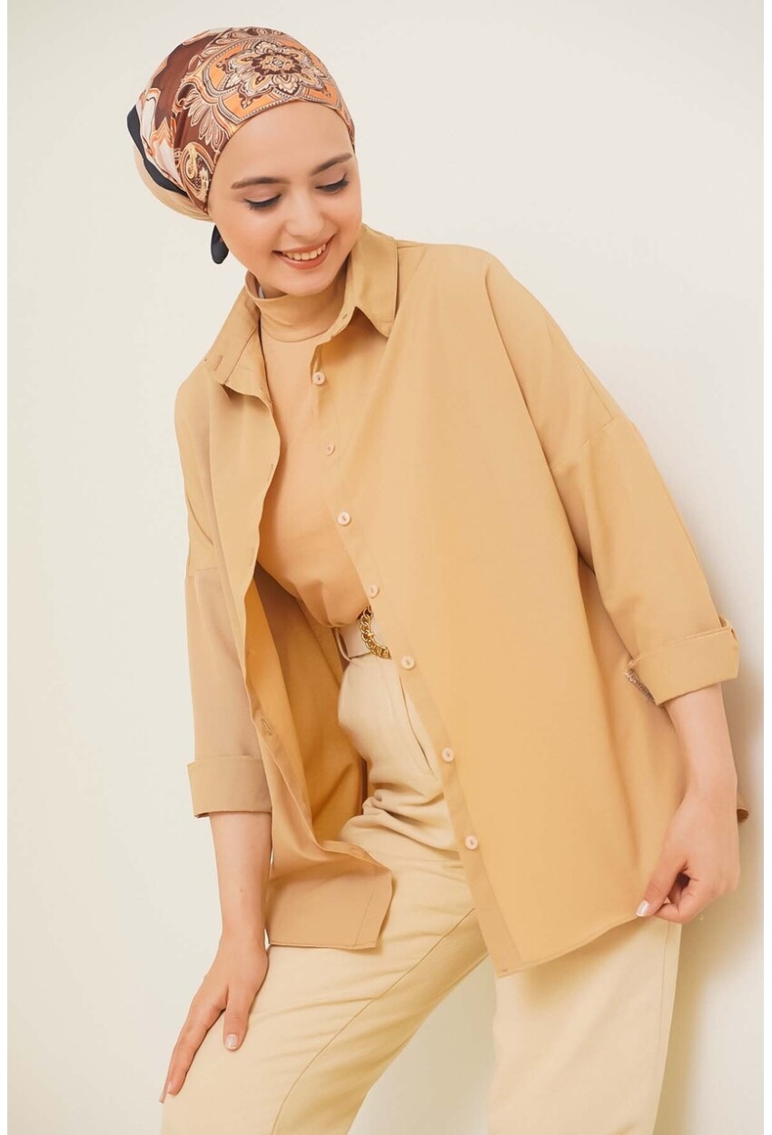 103901 Oversized Basic Hijab Shirt