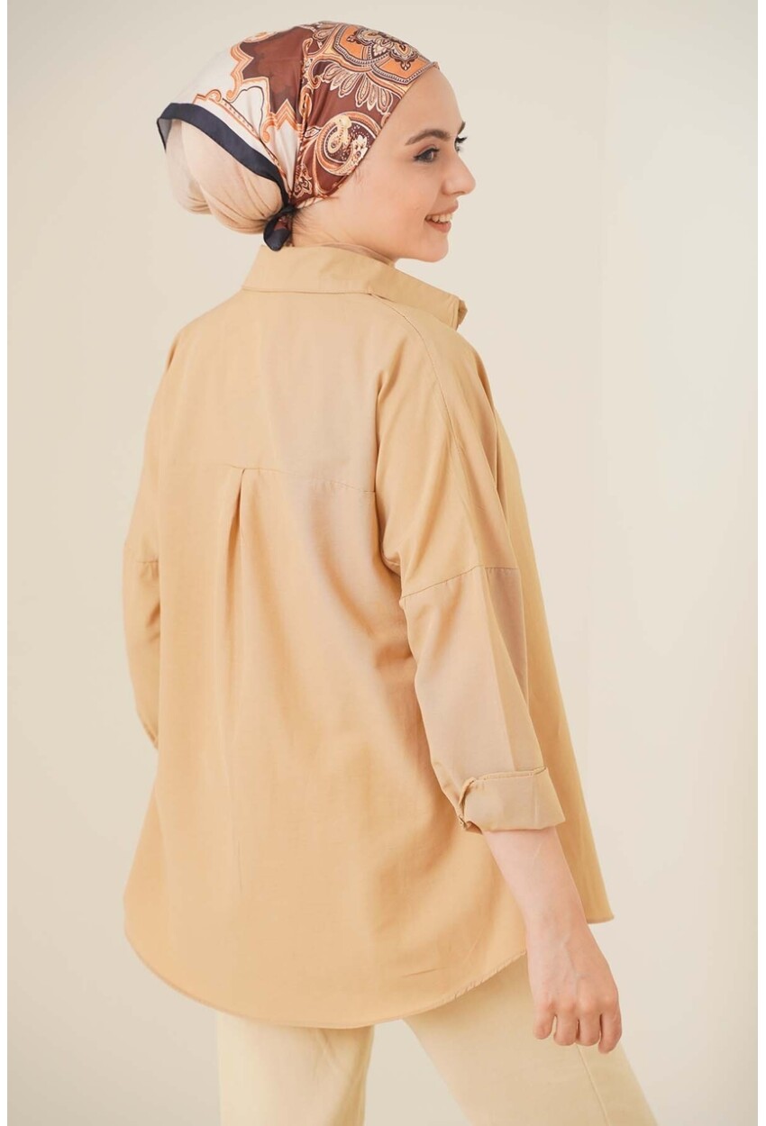 103901 Oversized Basic Hijab Shirt