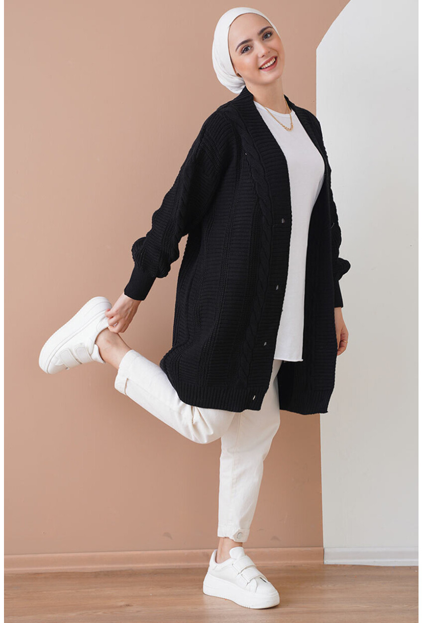 15768 Hijab Knit Cardigan