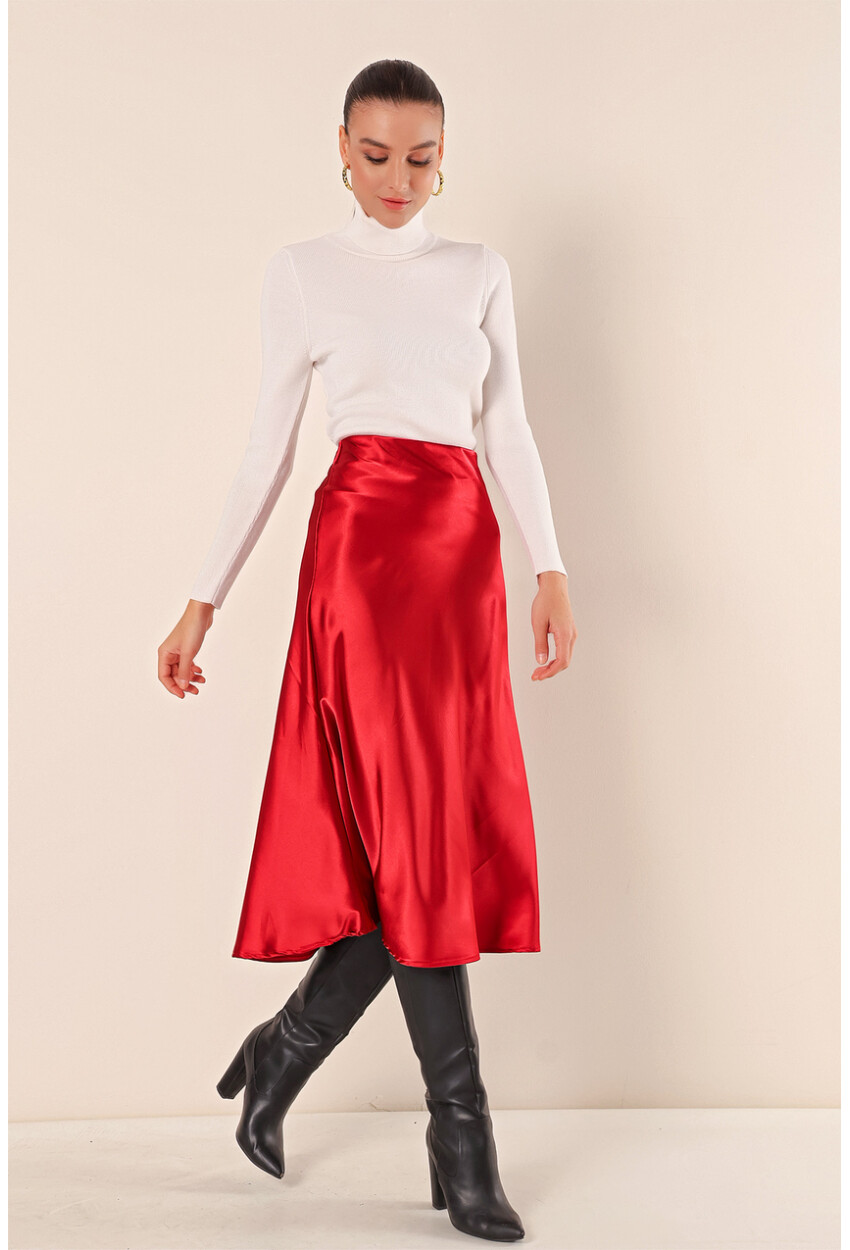 15806 Satin Skirt