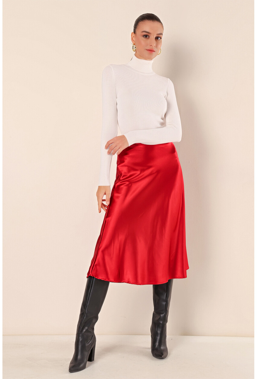 15806 Satin Skirt