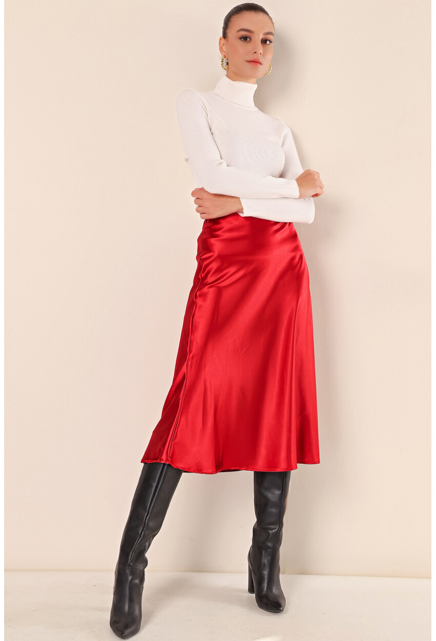 15806 Satin Skirt