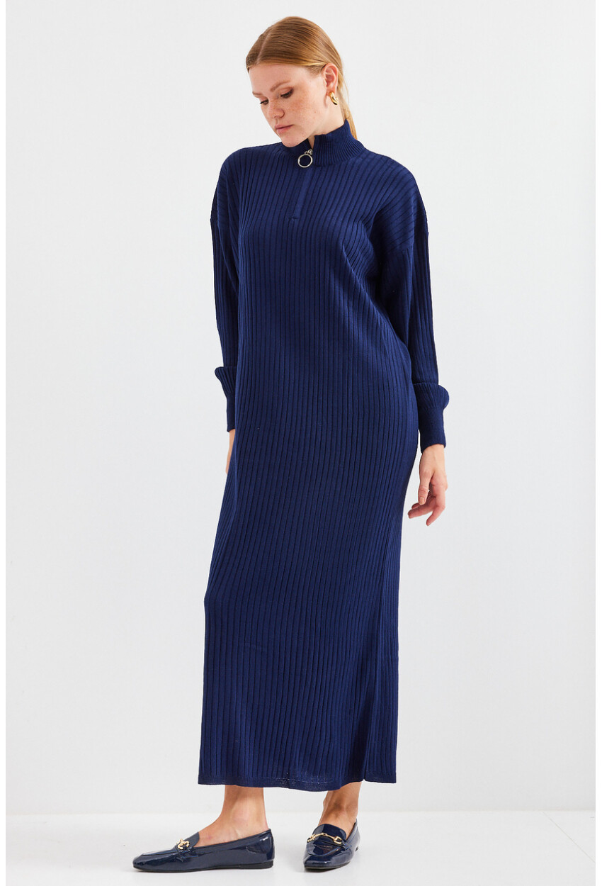 15839 Full-Length Knit Dress