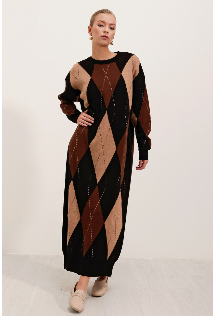 15861 Long Knit Dress