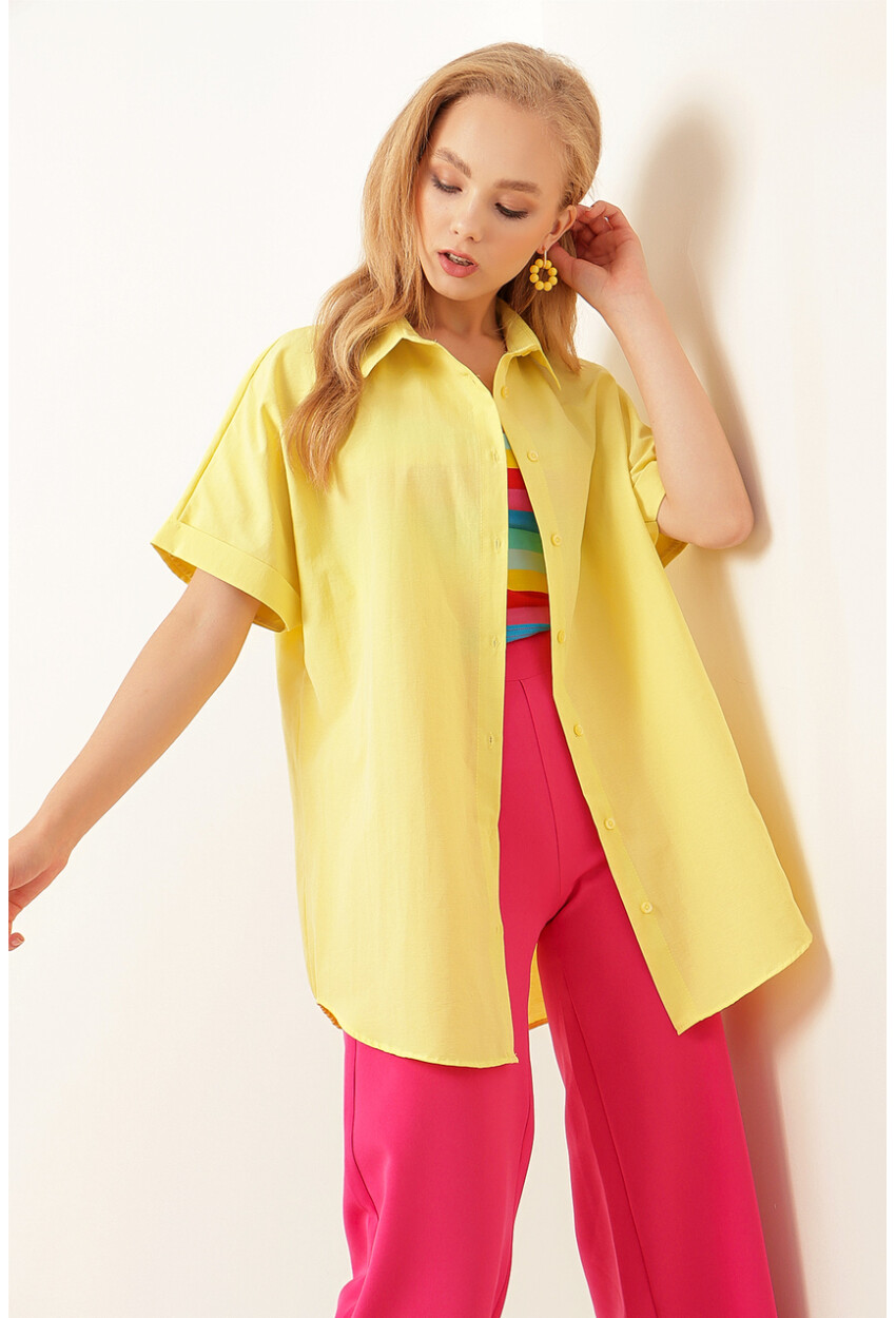 20120 Oversized Short Sleeve Shirt