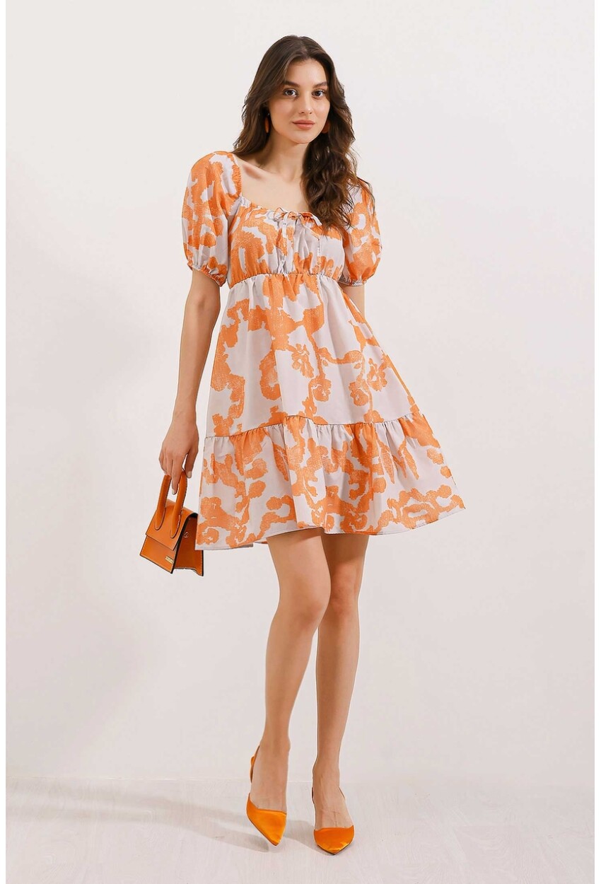 2351 Flared Poplin Dress