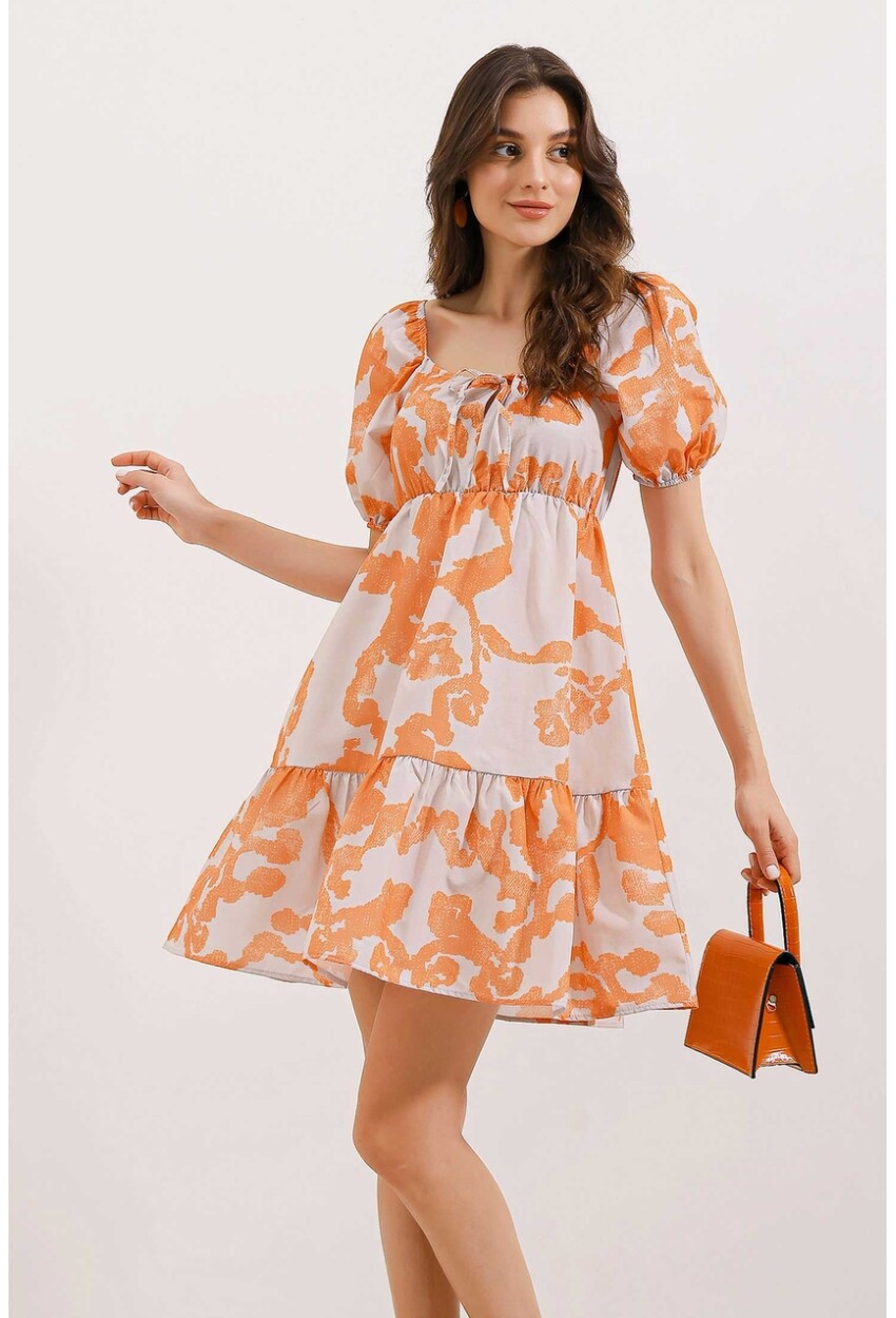 2351 Flared Poplin Dress