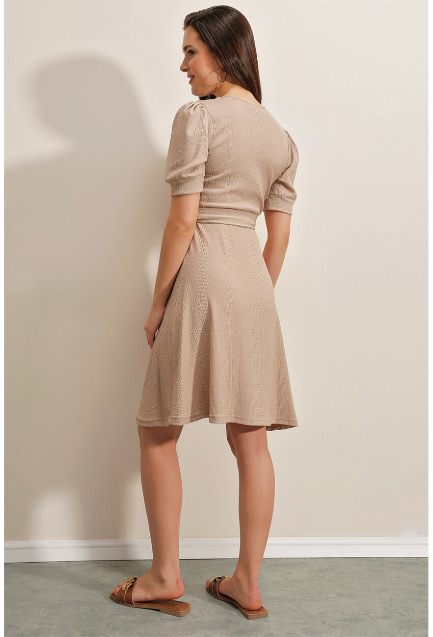 2370 Knit Dress With Belt