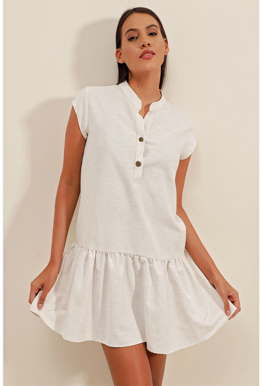 2425 Linen Mini Dress