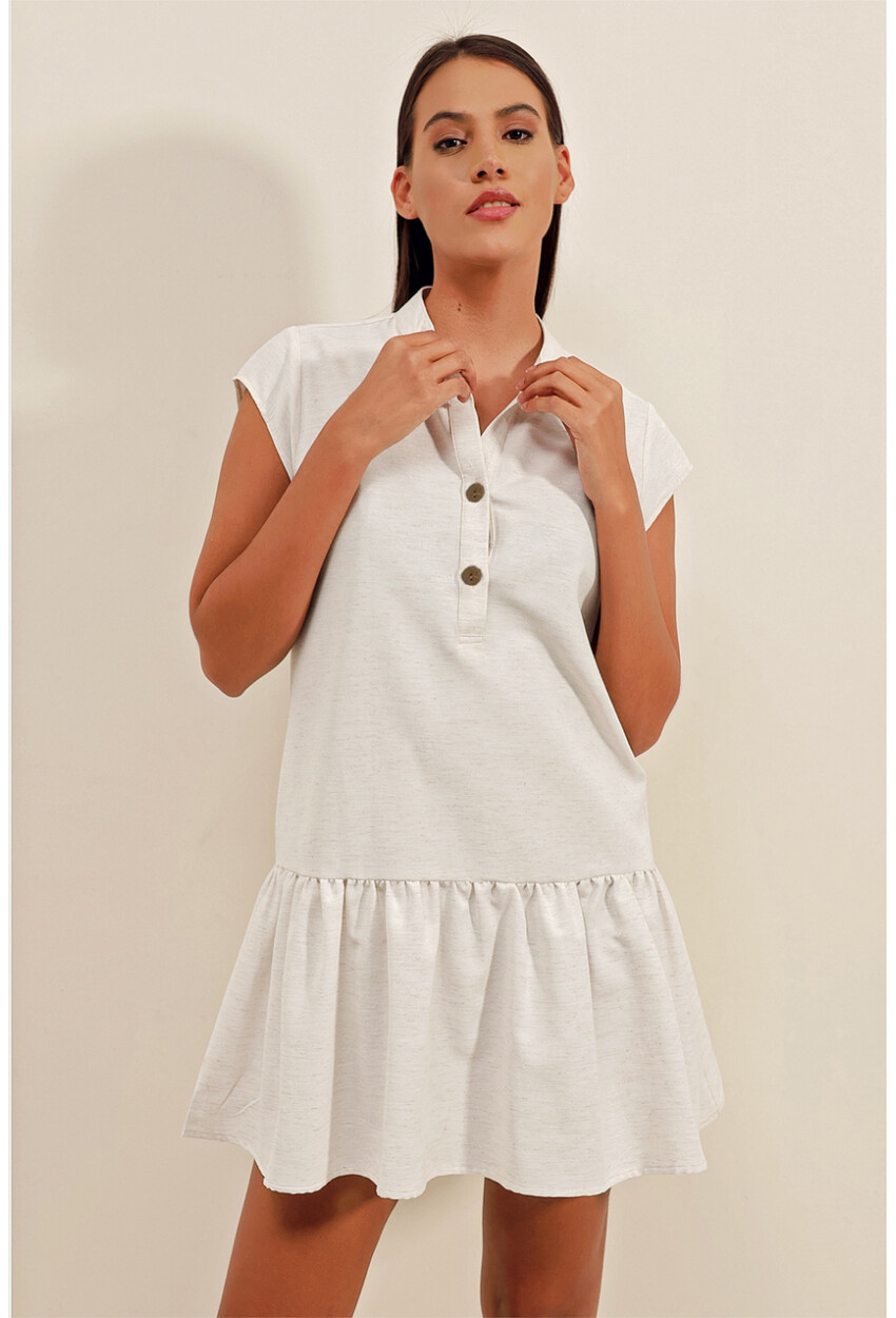 2425 Linen Mini Dress